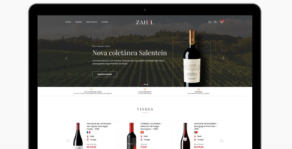 Site Responsivo da Zahil